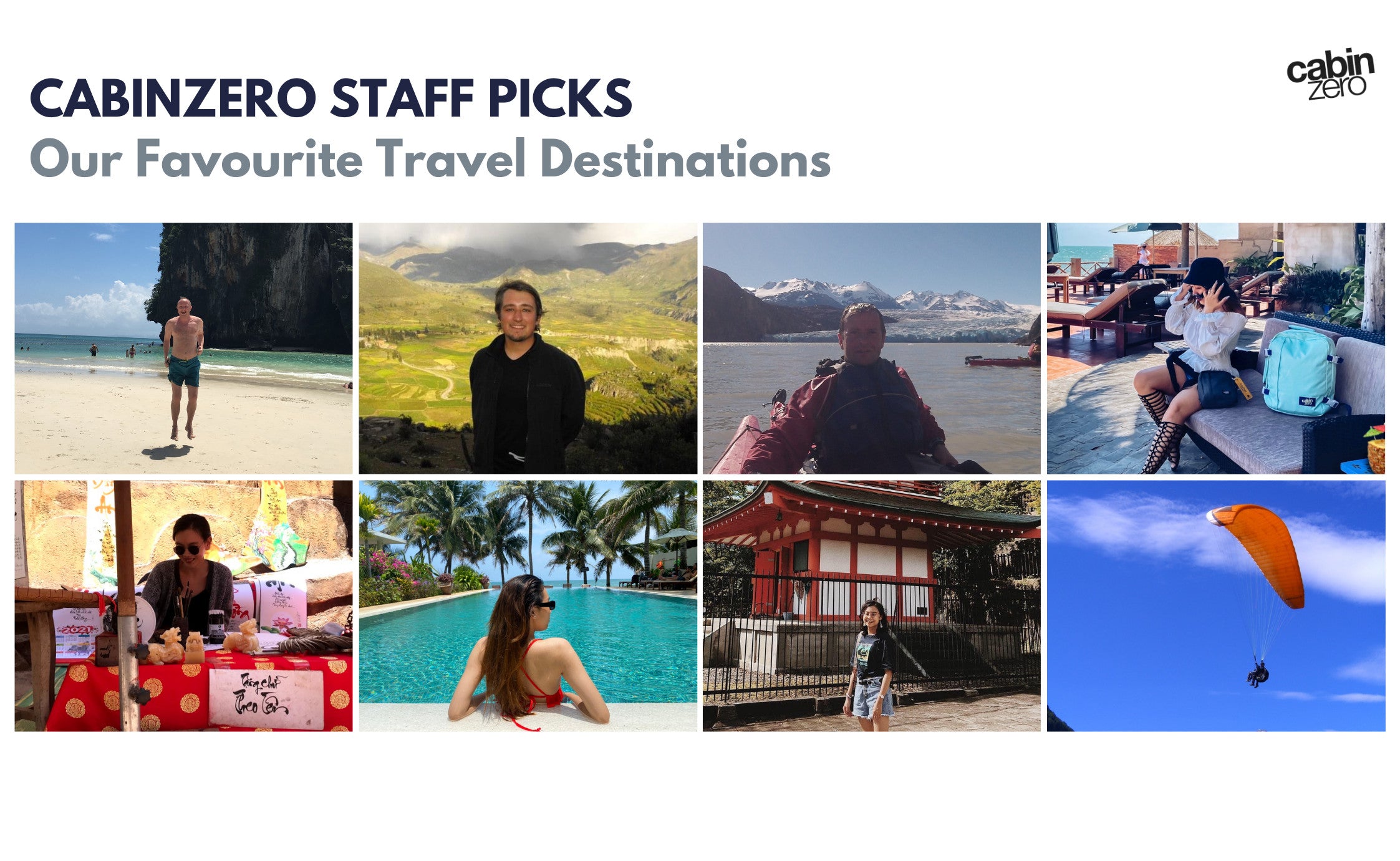 CABINZERO Staff Picks on Our Favourite Travel Destinations
