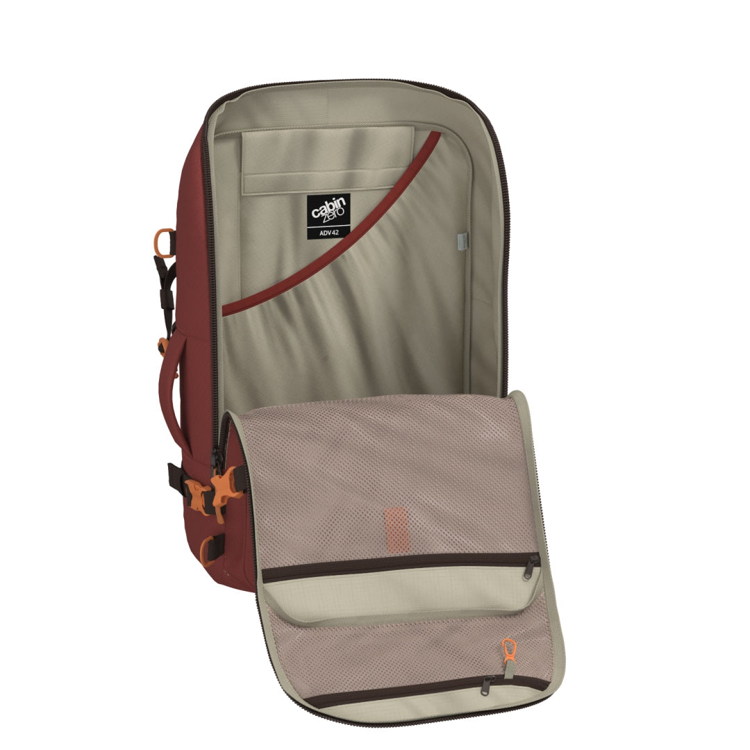 Zaino ADV 42L Rosso Sangria