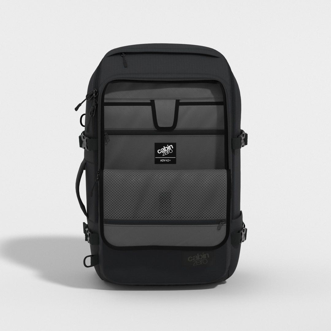 ADV Pro Backpack & Rucksack - 42L Absolute Black | CABINZERO