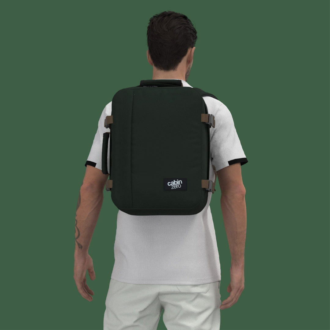 Zaino Classico da Cabina 28L Nero Sabbia