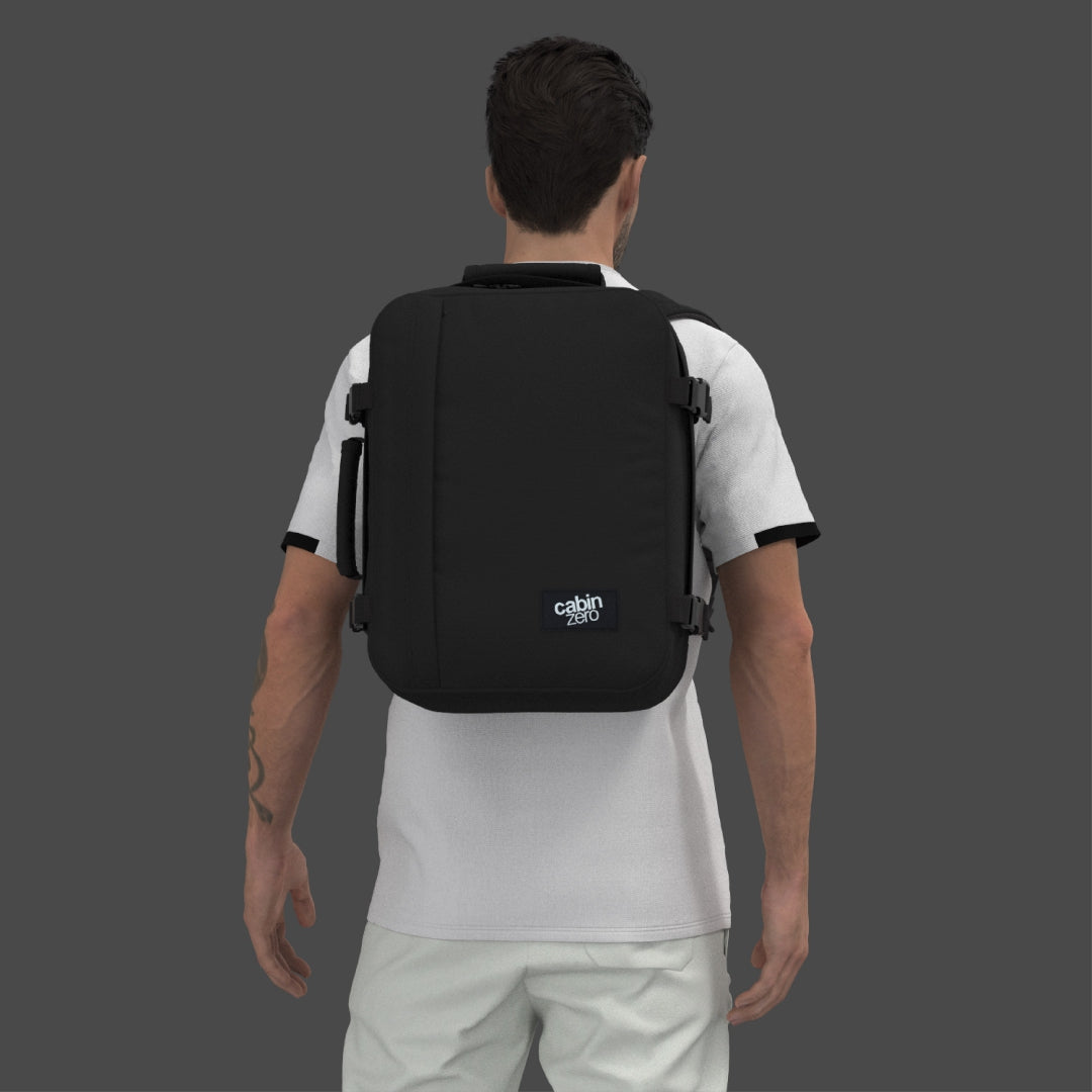 Zaino Classico da Cabina 28L Nero Assoluto