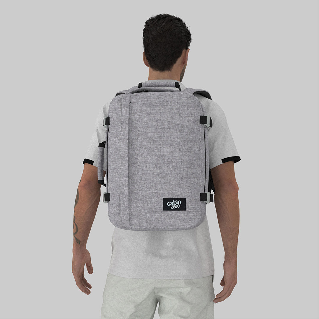 Zaino Classico da Cabina 36L Grigio Ghiaccio