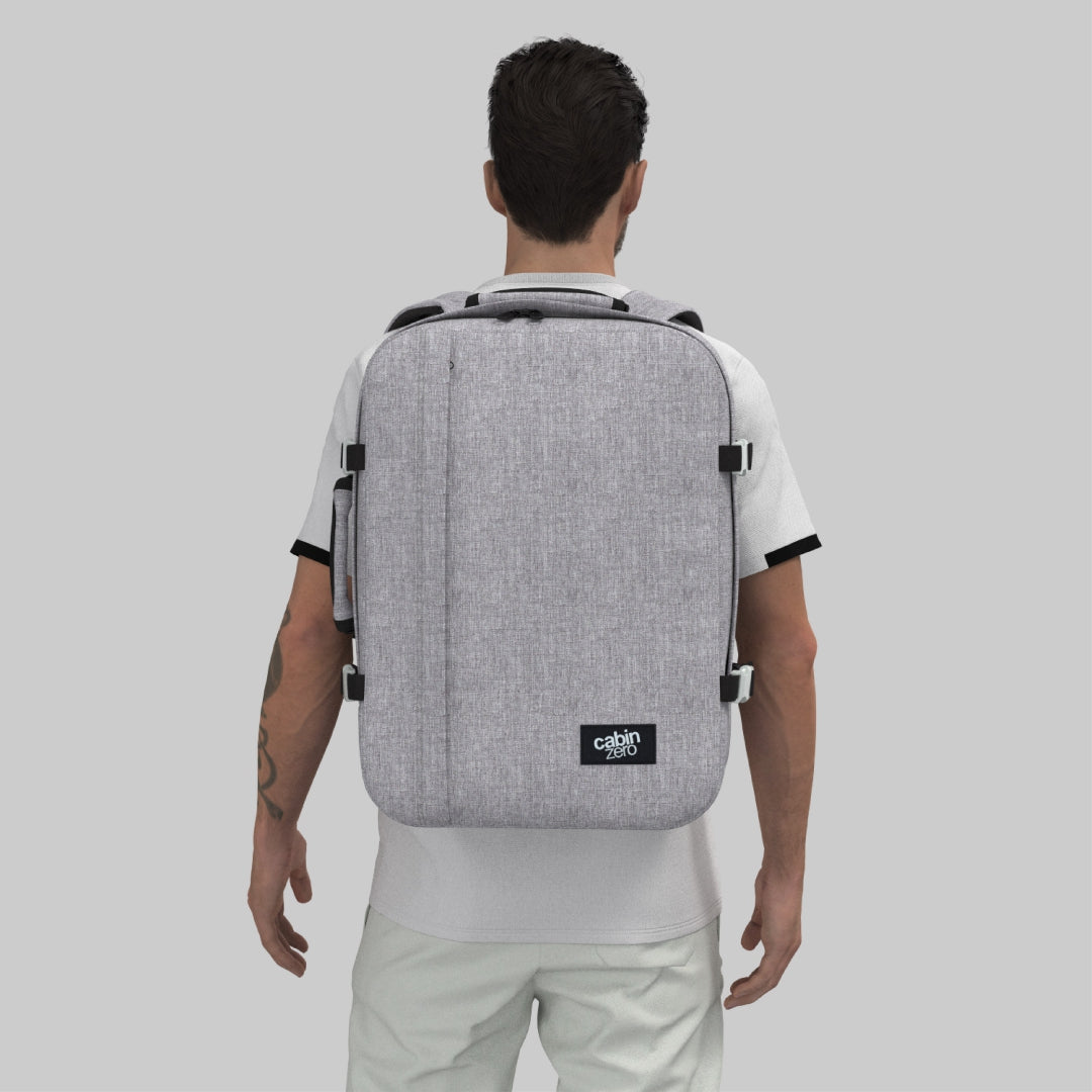 Zaino Classico da Cabina 44L Grigio Ghiaccio