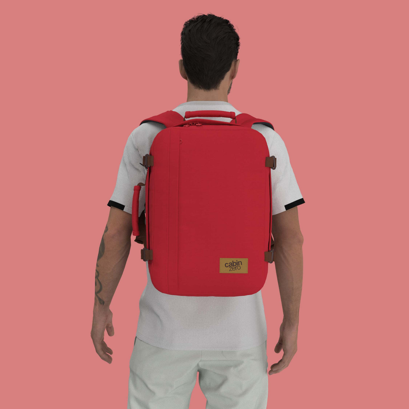 Zaino Classico da Cabina 36L Rosso Londra