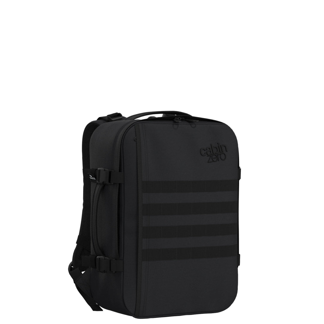 Zaino Militare 28L Nero Assoluto