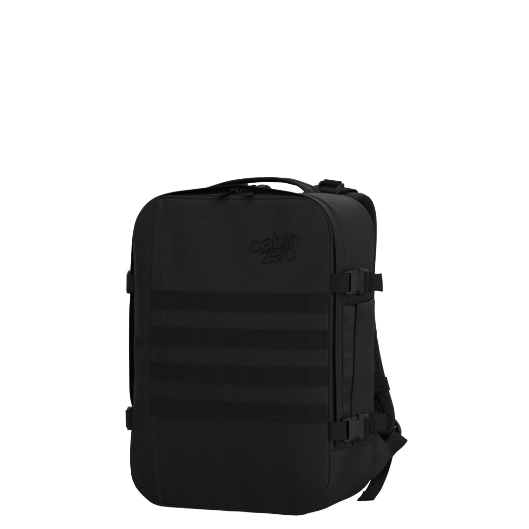 Zaino Militare 28L Nero Assoluto