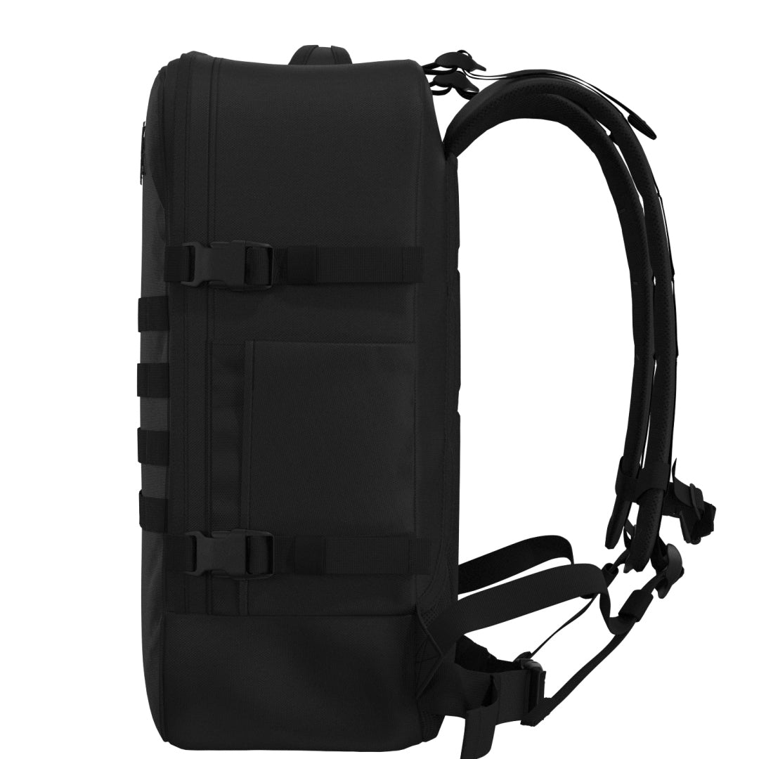 Zaino Militare 44L Nero Assoluto