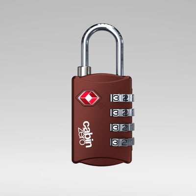 Travel TSA Lock - Sangria Red