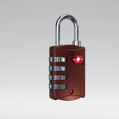 Travel TSA Lock - Sangria Red