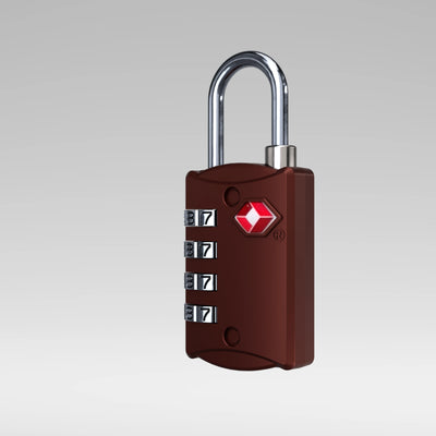 Travel TSA Lock - Sangria Red