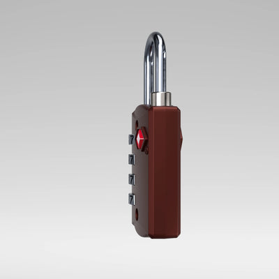 Travel TSA Lock - Sangria Red