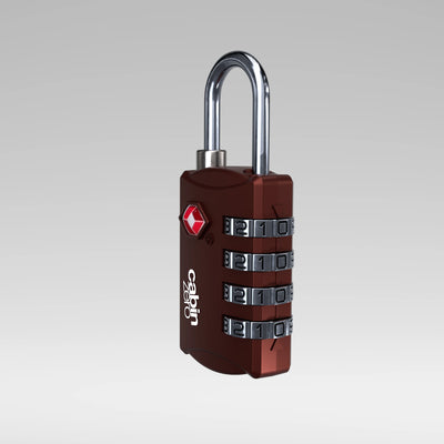 Travel TSA Lock - Sangria Red